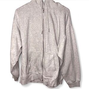 PINK Victoria's Secret Light Gray Hoodie